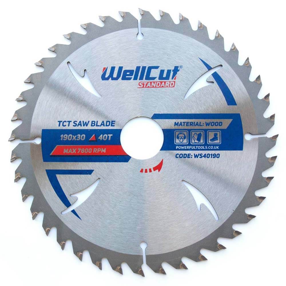 Пиляльний диск WellCut 190x30 мм, 40Т